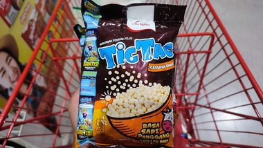 Pilus TicTac Cassava Snack Rasa Sapi Panggang