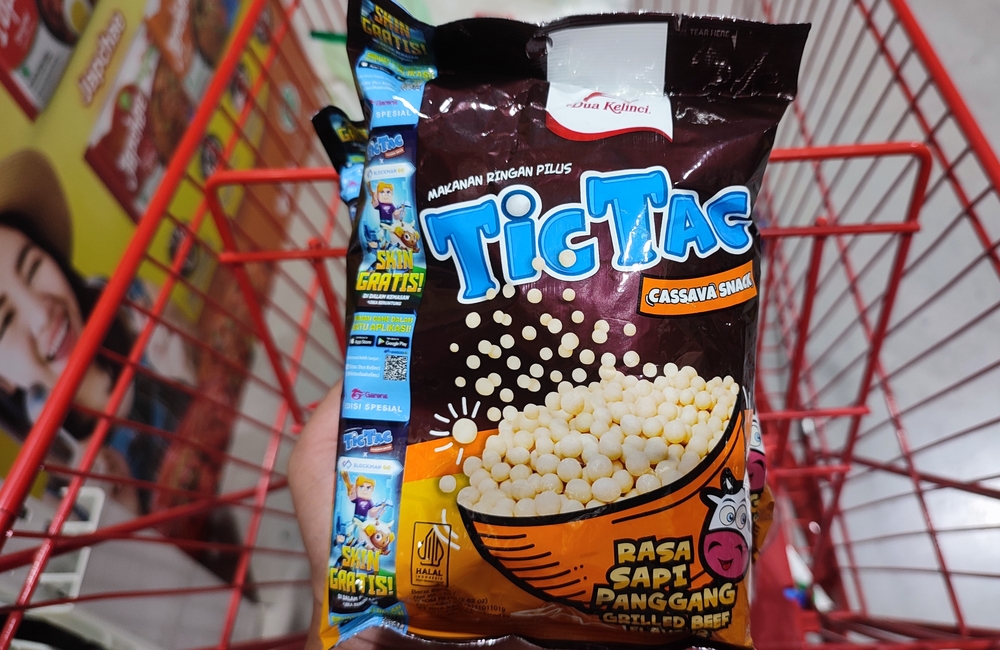 Pilus TicTac Cassava Snack Rasa Sapi Panggang