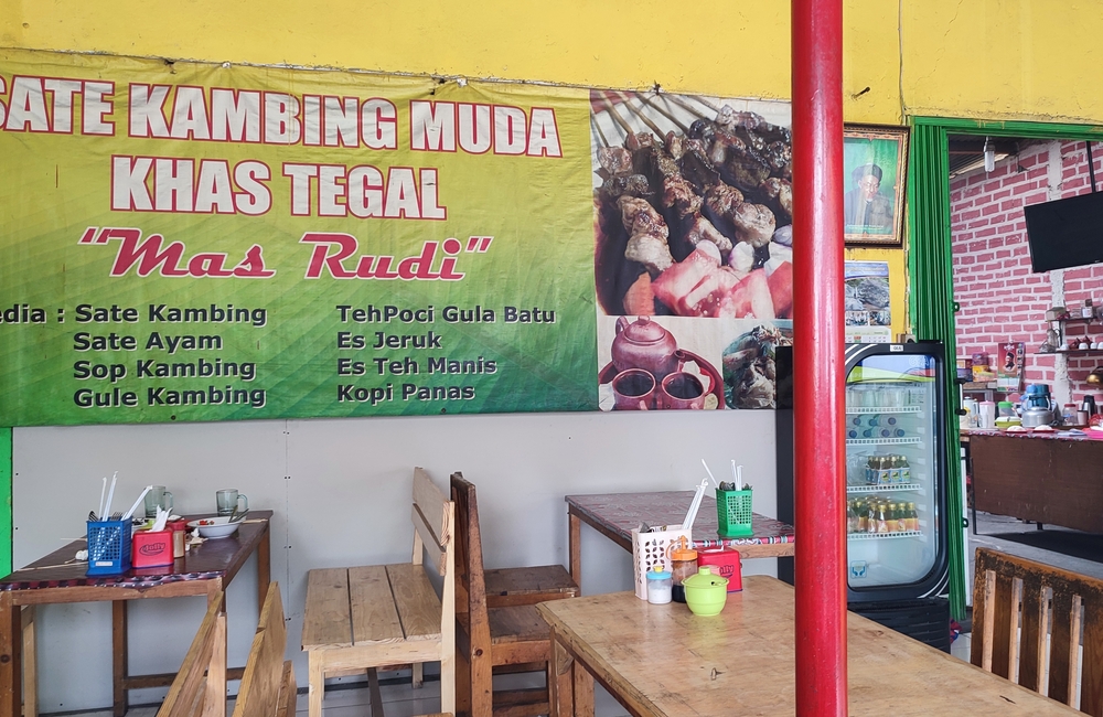 Sate Kambing Muda Khas Tegal Mas Rudi