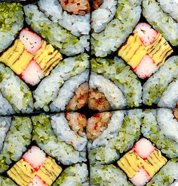 Shikai-Maki: Gulungan Sushi Berpola Geometris dari Jepang Yang Menakjubkan Untuk Hidangan Keluarga Anda