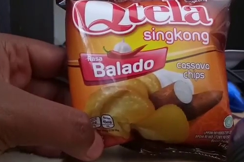 Qtela Keripik Singkong Balado