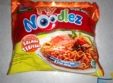 My Noodlez Mi goreng rasa Salmon Teriyaki