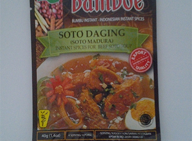 Bamboe Soto Daging (Soto Madura)