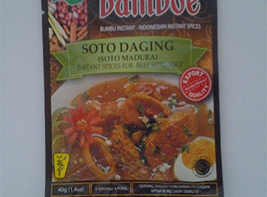 Bamboe Soto Daging (Soto Madura)