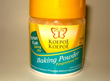 Koepoe-koepoe Baking powder (Pengembang Kue)