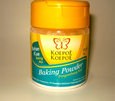 Koepoe-koepoe Baking powder (Pengembang Kue)