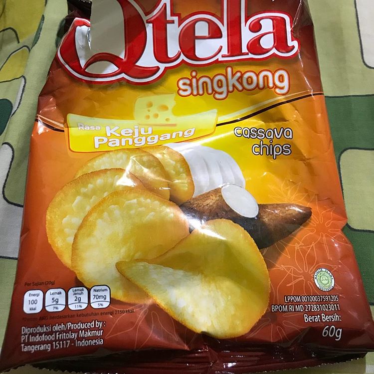 Qtela Keripik Singkong Keju Panggang