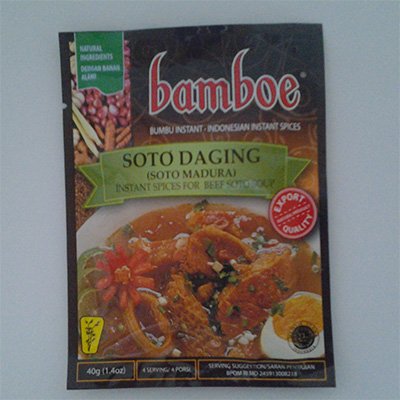 Bamboe Soto Daging (Soto Madura)