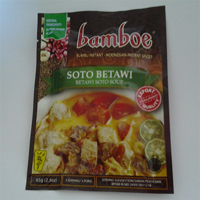 Bamboe Soto Betawi - Betawi soto soup