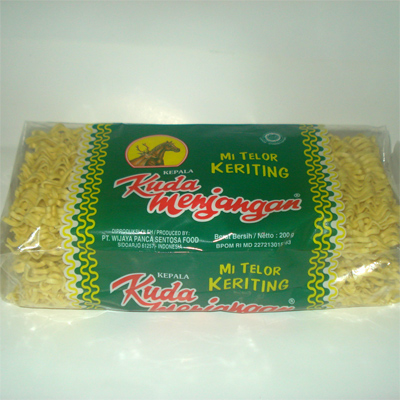 Mi telor keriting Kepala Kuda Menjangan