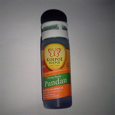 Koepoe-Koepoe perisa pasta pandan
