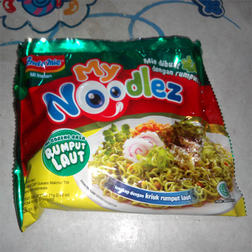 My Noodlez Mi goreng rasa rumput laut