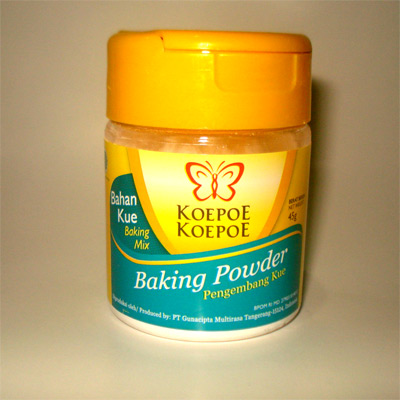 Koepoe-koepoe Baking powder (Pengembang Kue)