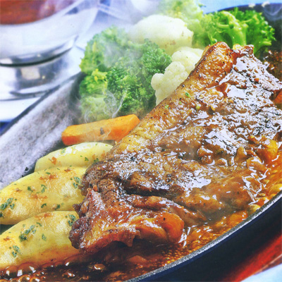 Sirloin Steak Saus Bbq Sirloin Steak Saus Bbq