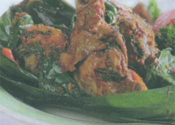 Ayam Pangang Daun Singkong