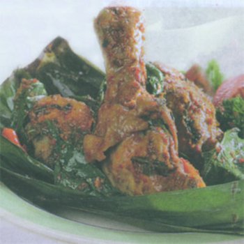 Ayam Pangang Daun Singkong