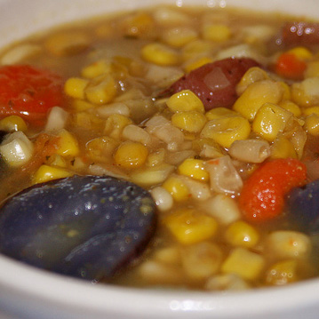 Sup Jagung Makaroni Sup Jagung Makaroni