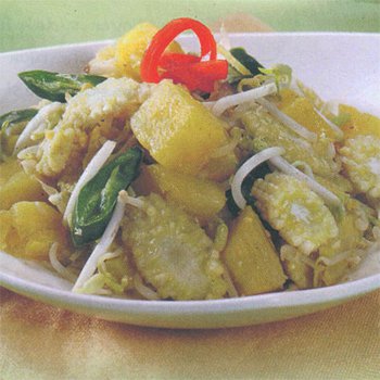 Oseng-Oseng Jagung Putren Dengan Nanas