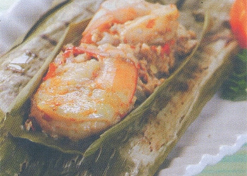 Pepes Udang Mangga Muda