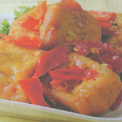 Tahu Pong Bumbu Balado