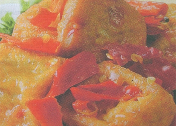 Tahu Pong Bumbu Balado