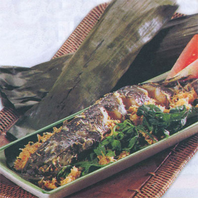 Ikan Gabus Bumbu Kelapa Ikan Gabus Bumbu Kelapa