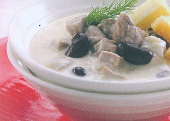 Krim Sup Daging Kacang Merah