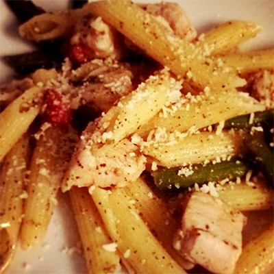 Penne Panggang Tabur Keju Penne Panggang Tabur Keju