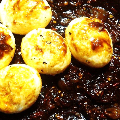 Telur Penyet Sambal Petis Telur Penyet Sambal Petis