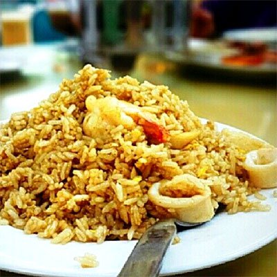 Nasi Goreng Seafood Tabur Kemangi