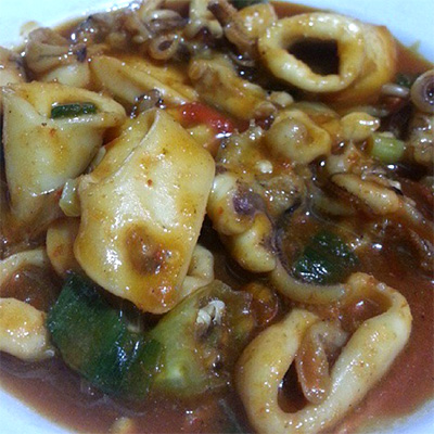 Cumi Saus Padang Cumi Saus Padang