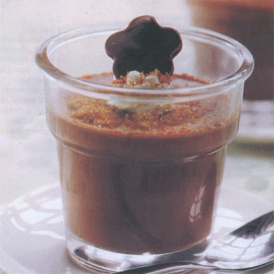 Puding Cokelat Pisang Berempah Puding Cokelat Pisang Berempah