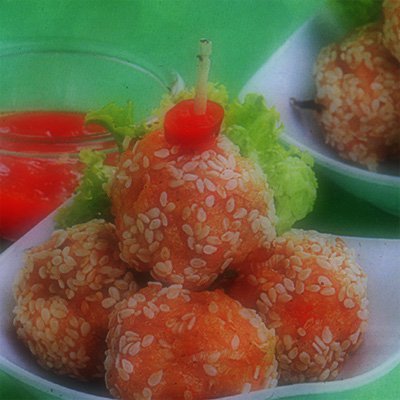 Bakso Goreng Tabur Wijen