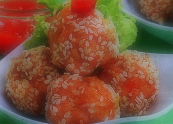 Bakso Goreng Tabur Wijen