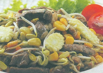 Tumis Daging Jagung Taoge Kedelai