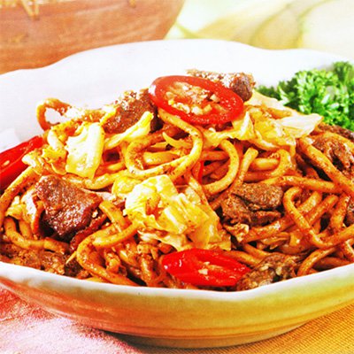 Mie Goreng Kambing Rendang