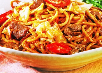 Mie Goreng Kambing Rendang