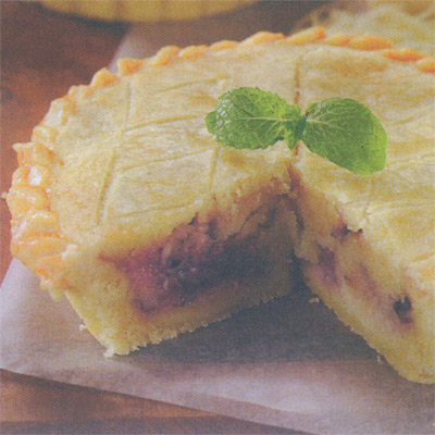 Pie Keju Stroberi Pie Keju Stroberi