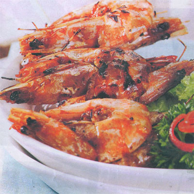 Udang Bakar Merica Hitam Udang Bakar Merica Hitam