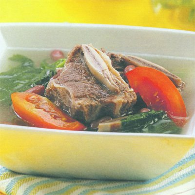 Sayur Bayam Iga Sapi