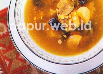 Abgushte Miveh (Sup Buah Kering) Iran