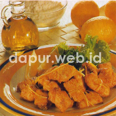Ayam Goreng Saus Lemon Ayam Goreng Saus Lemon