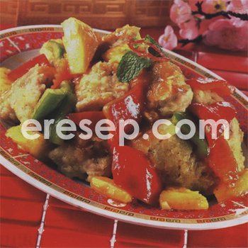 Ayam Nanas Saus Asam Manis