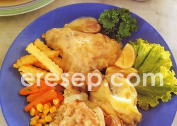 Ayam Panggang Saus Bechamel