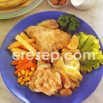 Ayam Panggang Saus Bechamel