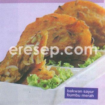 Bakwan Sayur Bumbu Merah