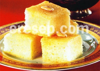 Basboosa (Cake Yoghurt Semouna)