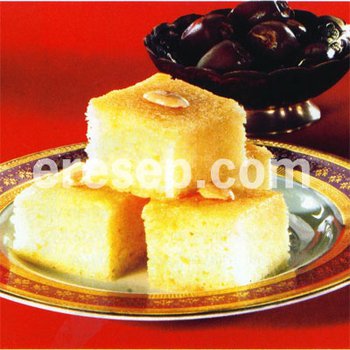 Basboosa (Cake Yoghurt Semouna)