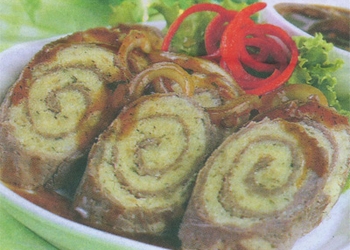 Daging Gulung Keju