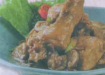 Cah Ayam Jamur Pedas